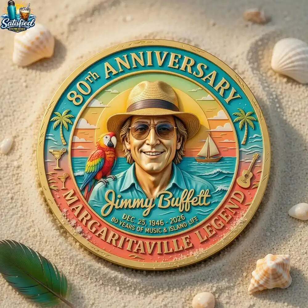 Jimmy Buffett Margaritaville 80th Anniversary Commemorative Coin or Medallion